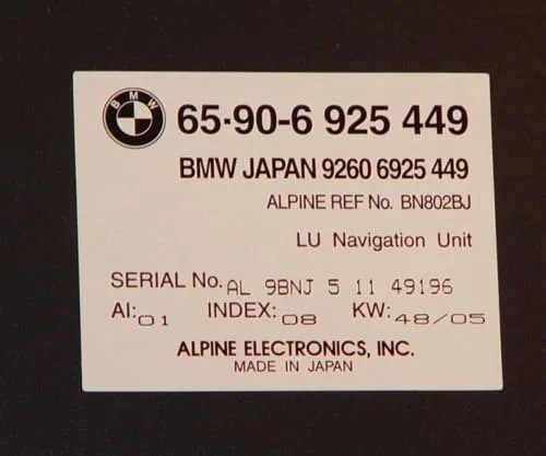 Vista 4 de Land Rover DVD Range Rover L322 2002-2004 Computadora de navegación Mercado japonés