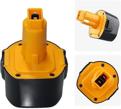 Vista 4 de LINGYUE Batería de repuesto Ni-MH de 9.6 V, compatible con Dewalt DE9061 DE9062 DW9061 DW9062 DW955K - Paquete de baterías de herramientas