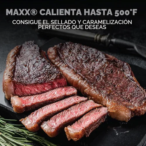 Vista 4 de Kalorik Horno freidora de aire serie MAXX Trio Flex de 26 cuartos de galón con controles digitales Puerta de fácil visión y 14 ajustes