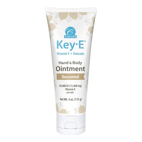 Vista 5 de Carlson - Pomada Key-E, para piel seca y áspera, 10000 UI (6700 mg) Aguacate, aceite de coco, cera de abejas, vitamina E, sin perfume, 2 oz