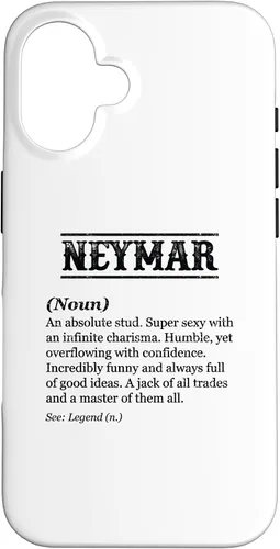 Vista 32 de Neymar - Definición de nombre Frase divertida - Funda personalizada para iPhone 17 para hombre