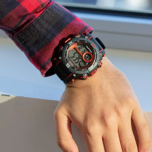 Vista 2 de Armitron Sport - Reloj de pulsera para hombre, reloj digital de resina con cronógrafo, 408284