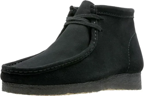 Vista 33 de Clarks Wallabee Chukka Botas para hombre cera de abeja cuero