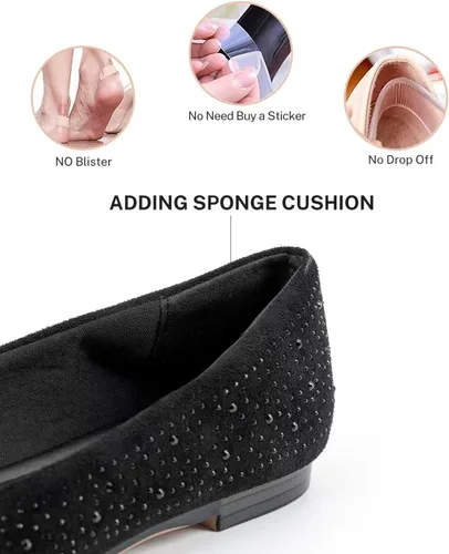 Vista 3 de MUSSHOE Zapatos bajos cómodos sin cordones para mujer
