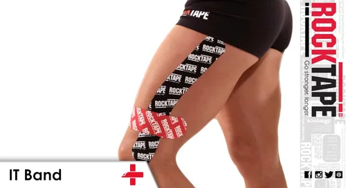 Vista 5 de RockTape H2O 2-Inch Highly Water-Resistant Kinesiology Tape