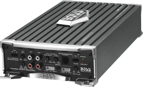 Vista 3 de BOSS Audio Systems AR1600.4 Amplificador de coche de 4 canales - 1600 vatios, rango completo, clase A/B, 2-4 ohmios estable, fuente de alimentación