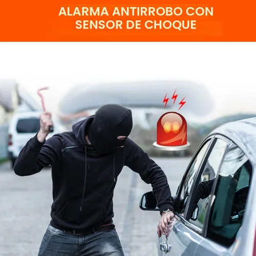 Vista 4 de Sistema de Alarma de Coche BANVIE con Arranque Remoto y Botón de Presión para Encendido del Motor