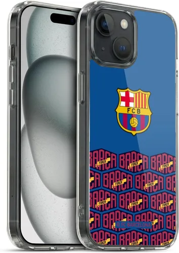 Vista 32 de Head Case Designs Funda de gel con licencia oficial del FC Barcelona con logotipo y patrón de Forca Barca [protección de grado militar] compatible