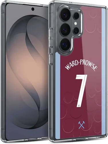 Vista 72 de Head Case Designs Officially Licensed West Ham United FC James Ward-Prowse 2023/24 Players Home Kit Gel Case [Military Grade Protection] Compatible