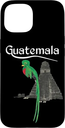 Vista 6 de Guate Quetzal Guatemala Maya Antigua Tikal Coban Volcan Cafe - Carcasa para iPhone 17