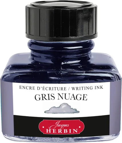 Vista 20 de Tinta para pluma estilográfica Herbin - 1 lata de 6 cartuchos - Larmes de Cassis