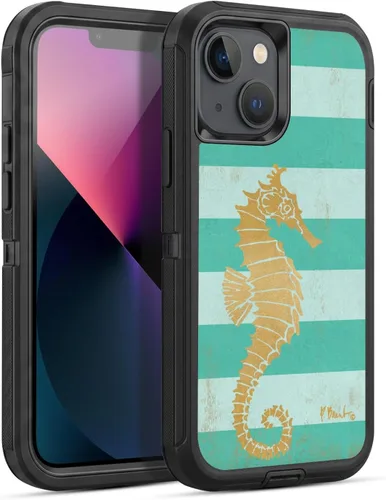 Vista 168 de Head Case Designs Officially Licensed Paul Brent Agate Mermaid Coastal Gel Armor Case [Military Grade Drop Protection] Compatible with Apple iPhone