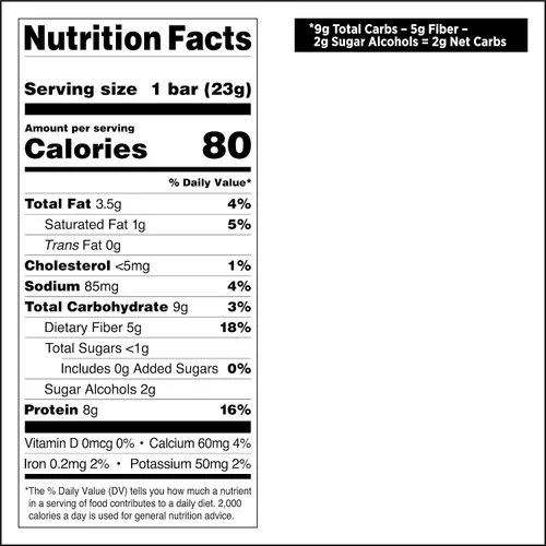 Vista 2 de Quest Nutrition Mini barras de proteína de masa de galletas con chispas de chocolate, 0.28 oz de proteína, 0.04 oz de azúcar, 0.07 oz