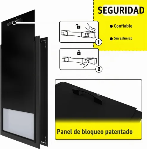Vista 4 de Puerta extra grande para perros para puertas exteriores, puerta de aluminio resistente para climas extremos, tamaño de recorte 14 1/2 pulgadas