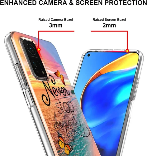 Vista 977 de Funda compatible con Nothing Phone 1, compatible con Nothing Phone One A063 para teléfono móvil TPU funda FLP