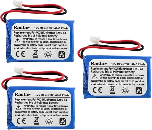 Vista 5 de Kastar Paquete de 1 batería de repuesto para auriculares inalámbricos Bluetooth VXI Blue Parrott B250-XT+ Roadwarrior, Blue Eagle 2, Blue Eagle II
