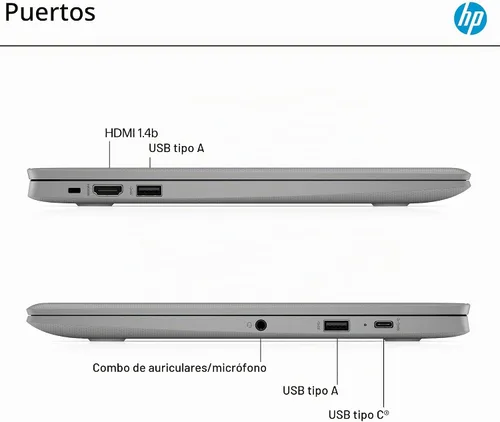 Vista 5 de Computadora portátil HP de 14" para estudiantes, edición 2026, procesador
