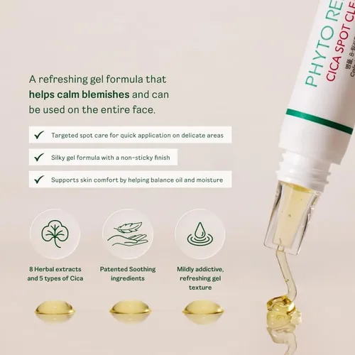Vista 3 de THANKYOU FARMER Phyto Relieful Cica Spot Clear Gel 0.7 onzas líquidas