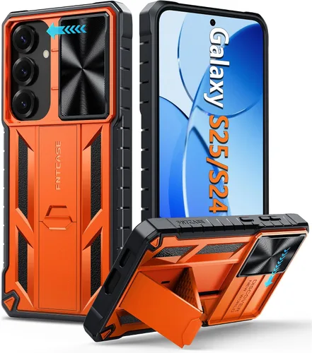 Vista 51 de FNTCASE for iPhone 11-Pro Phone Case: Military Grade Drop Proof Mobile Cover with Kickstand & Slide Rugged Shockproof Bumper Heavy Duty Protector