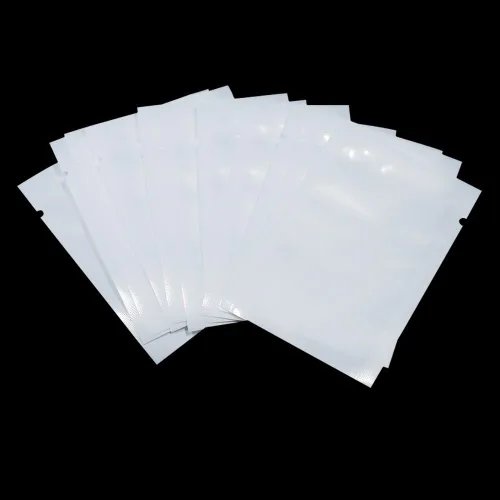 Vista 4 de PABCK Paquete de 100 bolsas de 3.5x5.1 pulgadas (tamaño utilizable 3.1x4.7 pulgadas) Bolsas de vacío de plástico de 2.8 mil con parte frontal