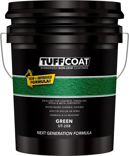 Vista 20 de TUFF Coat UT-100 revestimiento antiderrapante, 1 galón Blanco