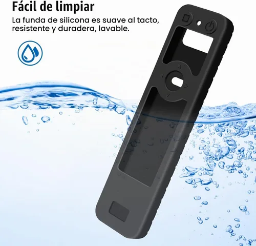 Vista 5 de Funda de silicona para LG MR25GA MR26GA Control remoto [antideslizante] Funda protectora para MR25GN Magic Remote Compatible con LG OLED Smart TV