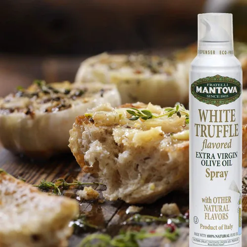 Vista 53 de Mantova Spray de Aceite de Oliva Virgen Extra con Sabor a Cúrcuma, spray de cocina saludable para el corazón perfecto para ensaladas, salsas