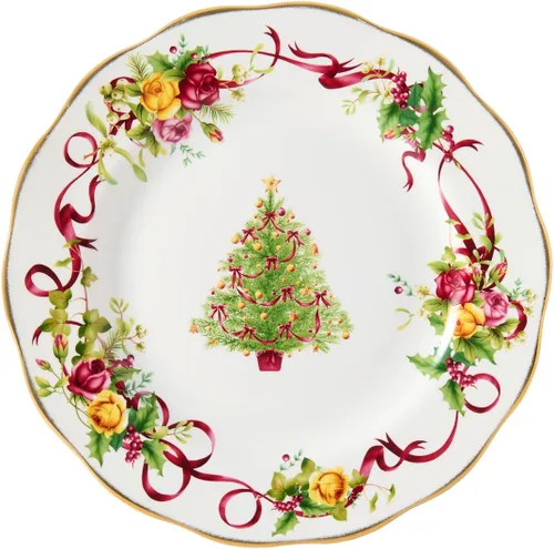 Vista 12 de Juego de taza y platillo de té, diseño de rosas del campo, Juego de 5 cubiertos de mesa