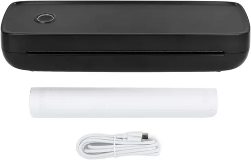 Vista 6 de Mini impresora térmica con papel, máquina de impresión inalámbrica portátil para iOS para Android, impresora sin tinta de papel A4 A5