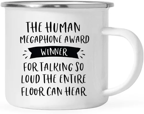 Vista 26 de Andaz Press Taza de café de acero inoxidable de 11 onzas con diseño de fogata, regalo divertido para compañero de trabajo, ganador del premio