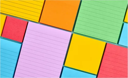 Vista 14 de Post-it Notas rayadas súper adhesivas, 6 blocs de notas adhesivas, 4 x 4 pulgadas, suministros de regreso a clases para estudiantes, ideal
