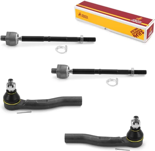 Vista 135 de Metrix Premium Chassis Parts - Kit de 4 piezas de extremos de barra de acoplamiento frontal exterior e interior compatible con Nissan Pathfinder