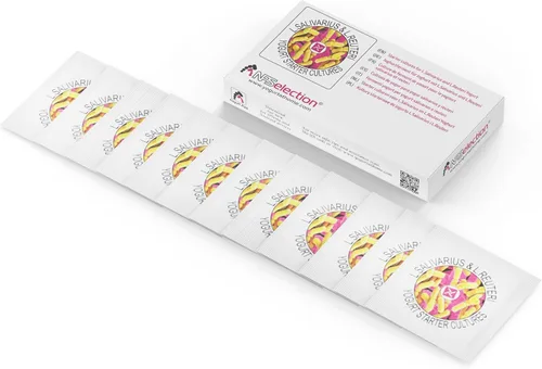 Vista 3 de Cultivos iniciadores para yogur casero L.Salivarius y L. Reuteri (paquete de 12 sobres)