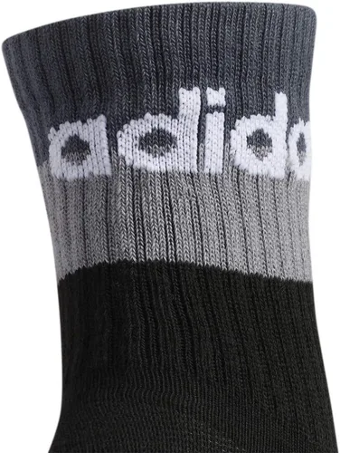 Vista 2 de adidas Originals Men's Double Blocked High Quarter Socks (3-Pair)