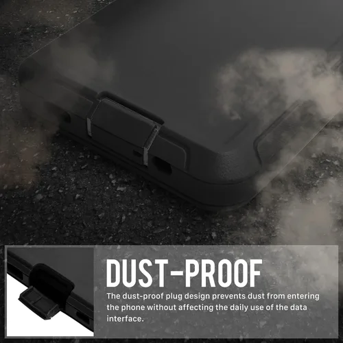 Vista 7 de Funda con clip para cinturón compatible con iPhone 14 (6.1 pulgadas), resistente contra caídas, protección contra golpes, a prueba de polvo