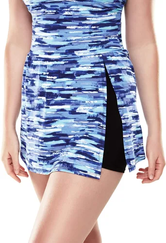 Vista 6 de Swimsuits For All Traje de baño para mujer de talla grande con abertura lateral
