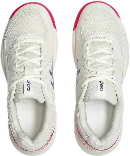 Vista 4 de ASICS Kid's Gel-Dedicate 8 GS Tennis Shoes Crema Cobalto Oscuro