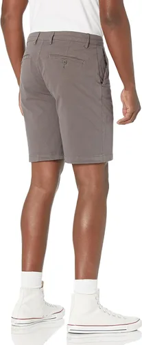 Vista 2 de Goodthreads Pantalones cortos chinos elásticos para hombre de 9 pulgadas sin pinzas cómodos y elásticos