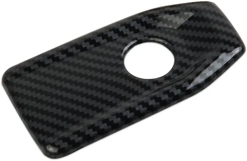 Vista 4 de crosselec Cubierta de interruptor de mango de guantera de fibra de carbono para Jeep Grand Cherokee L 2021-2024 para Grand Cherokee 2022-2024
