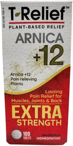 Vista 7 de MediNatura T-Relief - Árnica extra fuerte para aliviar el dolor + 12 activos naturales para aliviar el dolor de espalda, dolor de articulaciones