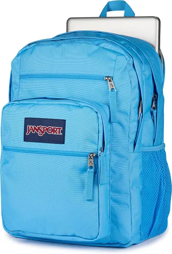 Vista 4 de JanSport Mochila para computadora portátil - Bolsa para computadora con 2 compartimentos, correas ergonómicas para el hombro, funda para portátil