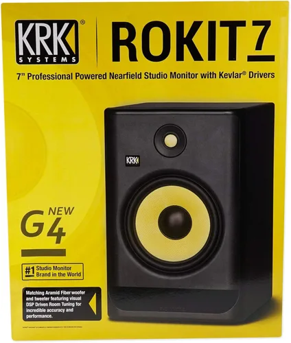 Vista 6 de KRK ROKIT7G4 KRK 7" POWERED MONITOR, Negro