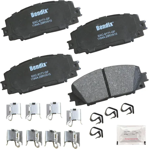 Vista 202 de Bendix - Pastillas de freno Priority1 CFM149 para Blue Bird TC1000, Chevrolet C30, Pickup, C35, C3500HD, G30, Van, K30, P30, R30, R3500, V30, V3500