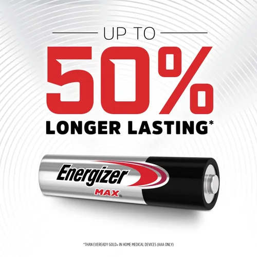 Vista 2 de Energizer MAX - Baterías AAA (paquete de 20), pilas alcalinas triple A