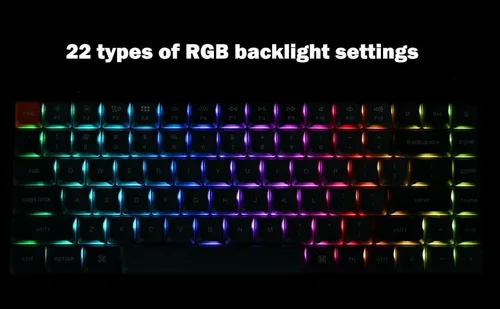 Vista 7 de Keychron K3 Max QMKVIA - Teclado mecánico inalámbrico ultradelgado personalizado, 75% intercambiable en caliente, interruptor marrón retroiluminado
