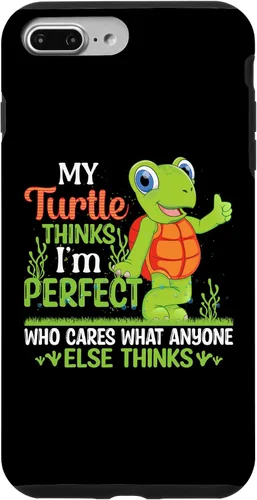 Vista 12 de My Turtle Thinks I'm Perfect Who Cares What Tortoise Case for iPhone 16