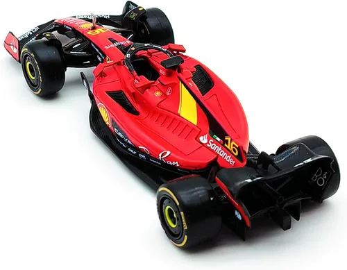 Vista 5 de 1/43 F1 2023 SF23 16# Charles Leclerc Scuderia SF23 55# Carlos Sainz aleación coche fundido a presión modelo modelo regalo (1/43 SF23 Monza #16)