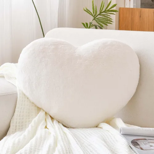 Vista 11 de XVTRU Almohadas de Corazón Negro, Linda Almohada Decorativa de Corazón, Almohadas en Forma de Corazón para Cama, Cojín de Almohada de Decoración