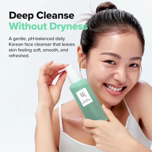 Vista 3 de Beauty of Joseon - Gel limpiador refrescante y profundo tipo gel, para poros, acné o puntos negros, para todo tipo de piel, cuidado de la piel