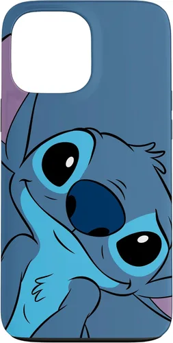 Vista 24 de Disney Lilo y Stitch Linda Carátula de Stitch en Color Gris Pizarra para iPhone 17